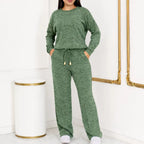 KIT 2 Conjuntos Feminino Longo em Tricot (Blusa + Calça) | PROMOÇÃO OUTONO/INVERNO