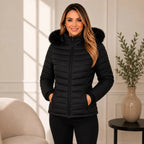 Jaqueta Puffer Peluciada Feminina | PROMOÇÃO OUTONO/INVERNO